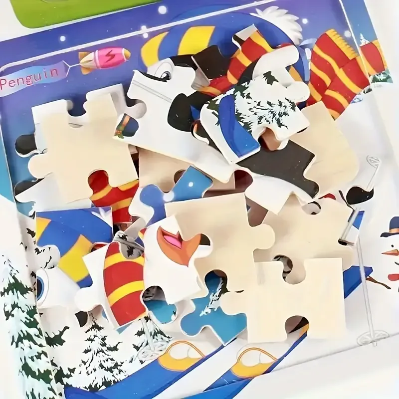 Wooden Puzzles For Youngsters Cartoon