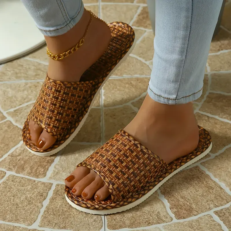 Cozy Rattan Slippers