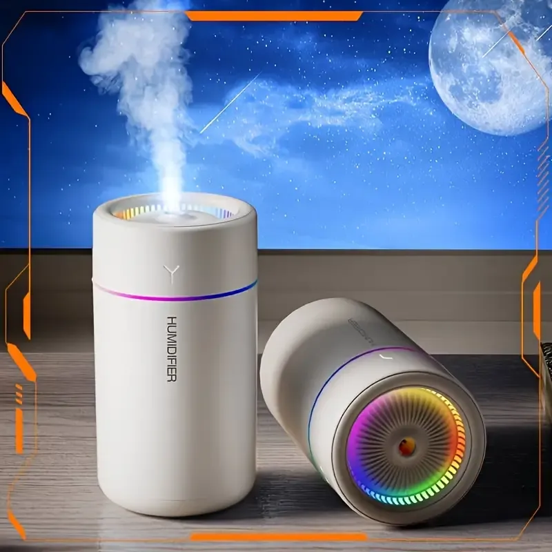 Portable Mini Humidifier - Cool Mist Aroma Diffuser For Car, Office, Bedroom, Travel, Back To School - Creative Gifts For Women