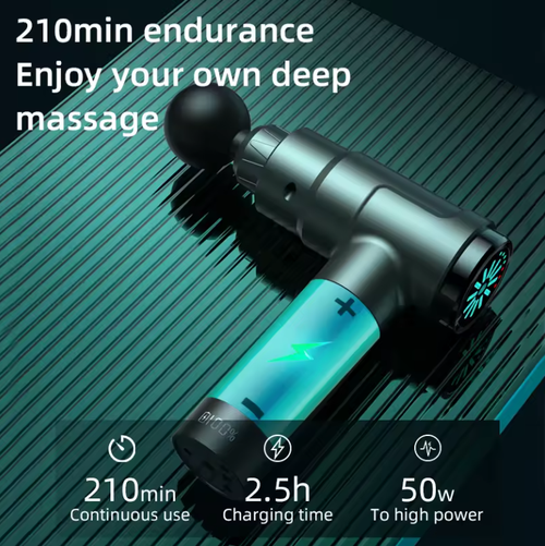 2024 new hand held massage gun machine gym massager muscle gun with 4 heads