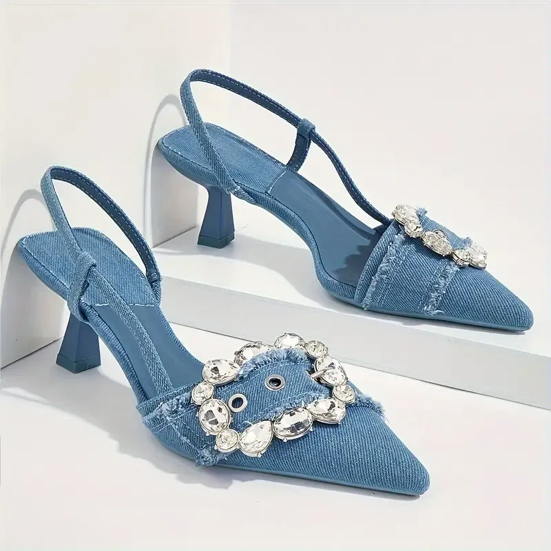 Chic Kitten Heel Sandals