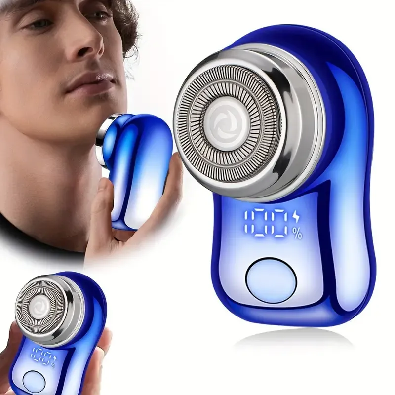 Compact Mini Electric Shaver With Digital Display, Efficient Shaving Type-C High-speed Charging, Portable Shaver, Gifts For Men, Father's Day Gift