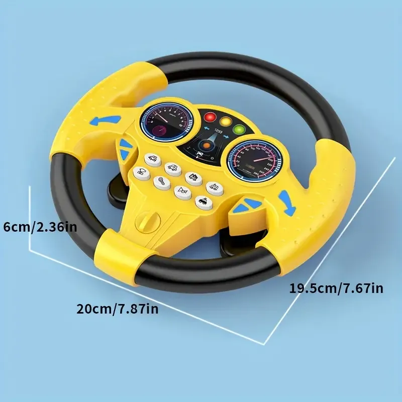 Interactive Kids' Steering Wheel Toy