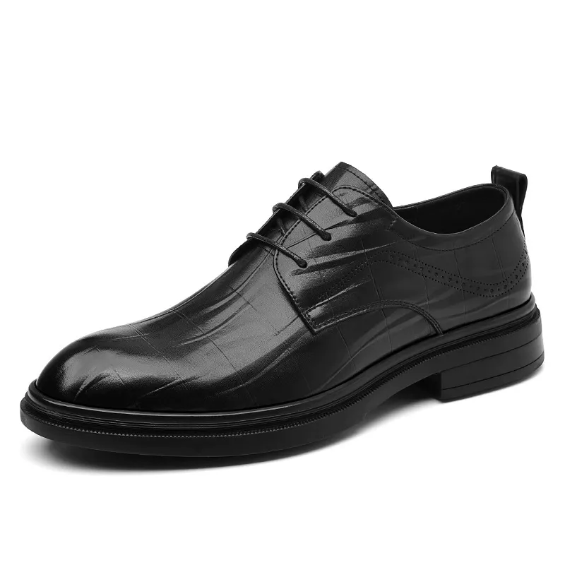 Men's formal leather shoes, commuter style leather shoes, business height-increasing shoes