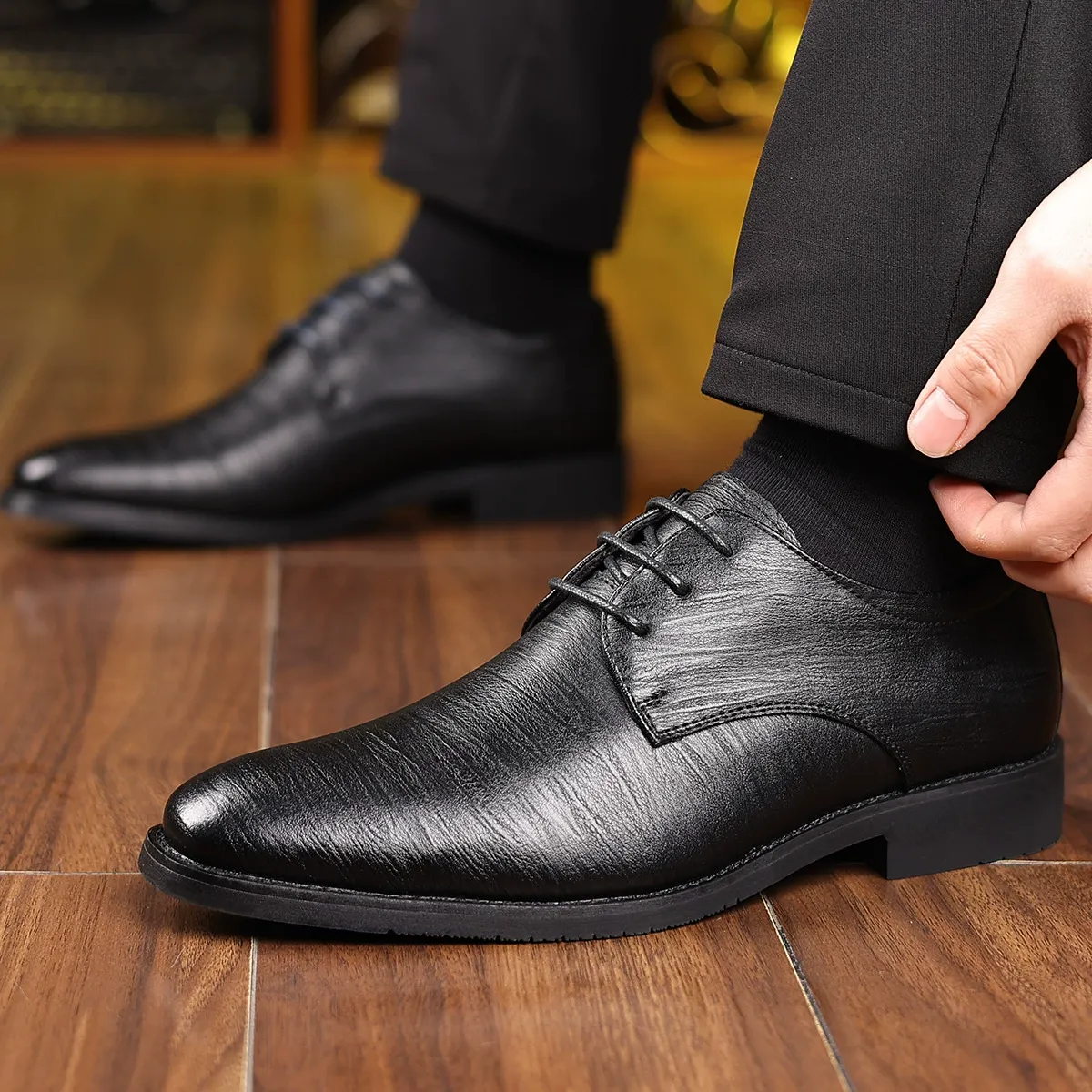 Soft-soled leather shoes, youth casual shoes, business formal leather shoes, men's shoes