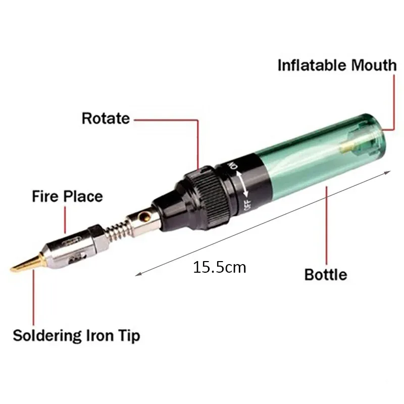 MT-100 Wireless Muti-function Portable Butane Gas Soldering Torch Welding Tools