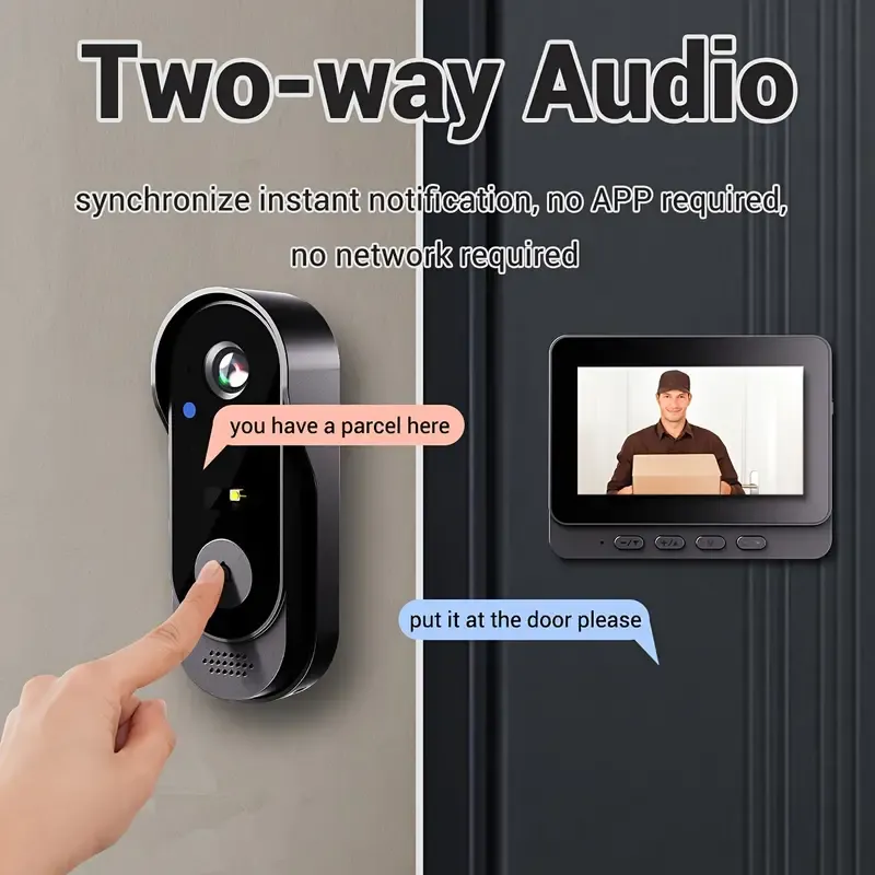 wireless anti-theft outdoor cat eye intercom
