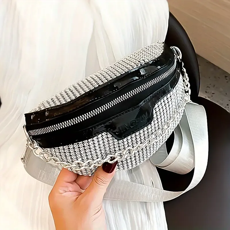 Bling-Bling Rhinestone Waist Bag