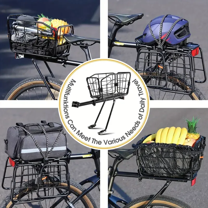 Bicycle Rear Carrier Basket