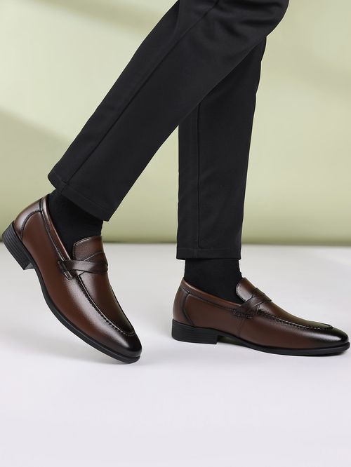 Summer casual slip-on British leather