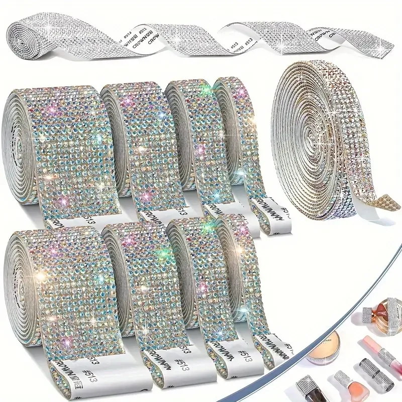 Crystal Rhinestone Ribbon