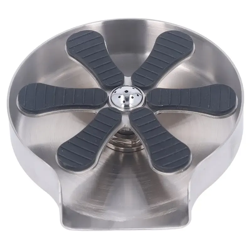 Glass Rinser, Stainless Steel Automatic Glass Rinser 360 Rotating Jet Bottle and Cup Washer for Sink Powerful Cup Washer Kitchen Sink Cup Rinser for Bars, Hotels, Coffee Shops