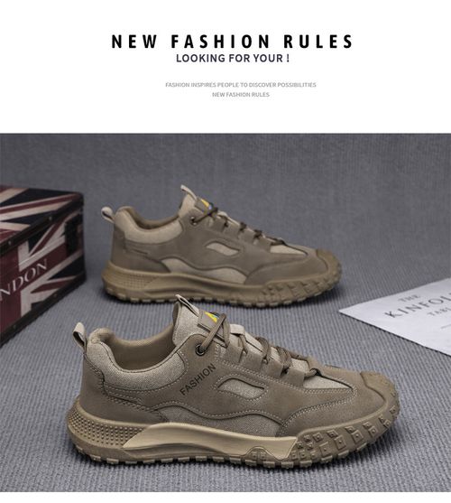 Outdoor leisure sports mesh breathable lightweight hiking shoes