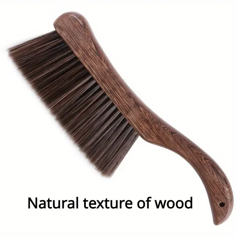 1pc Wooden Soft Bristled Dust Removal Brush, Dust Removal Broom, Bed Brush, Natural Wood Handle Broom For Deep Cleaning - Very Suitable For Sofas, Beds, Tables, And Cars