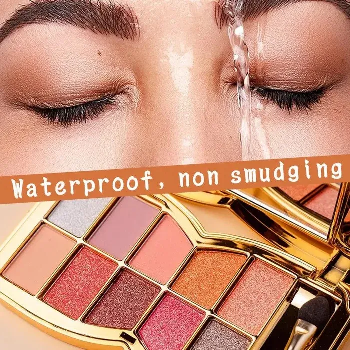 10 Colors Sparkle Shimmer Eyeshadow Palette