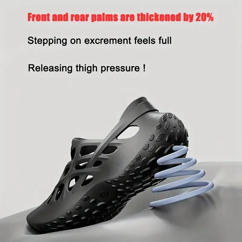 Men's Trendy Slip On Breathable Quick Dry Clogs, Comfy Non Slip Casual EVA Beach Water Shoes For Men's Outdoor Activities, Summer