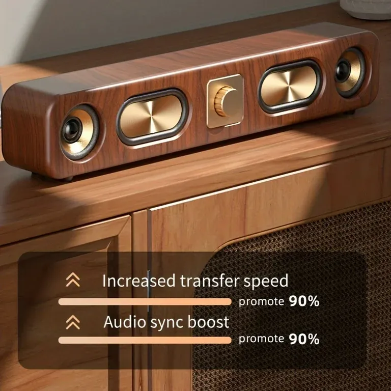 Private model wood grain Bluetooth speaker