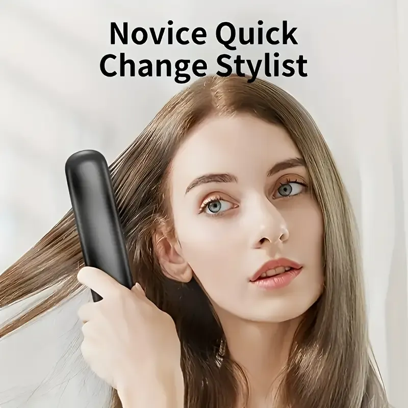 Portable Wireless Hair Straightener Comb - USB Charging,