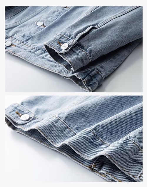 Spring Denim Jacket for Men Casual Workwear Jacket Stylish and Versatile Men's Top