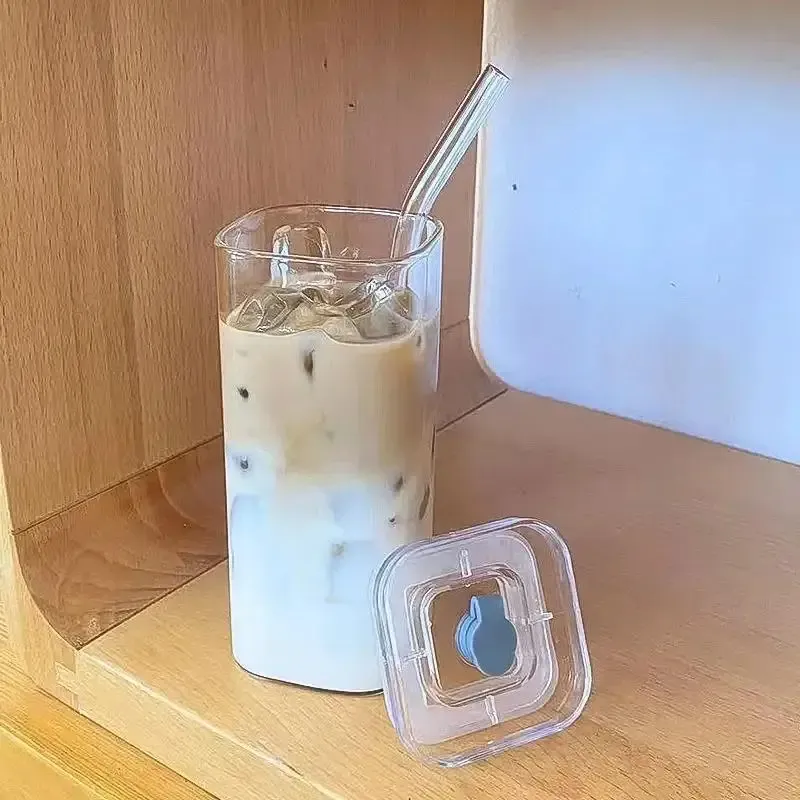 Square Heat Resistant Glass Cups