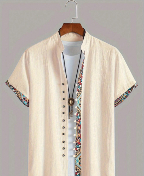 New Men's Cotton T Casual Shirt Trendy Sp
