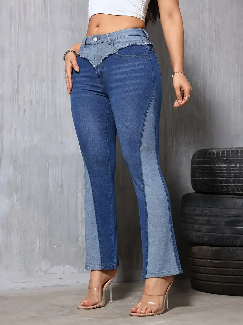 Flared Leg Bell Bottom Jeans - Fashion Street Style