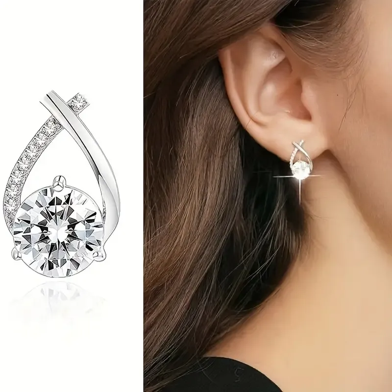 Dazzling Moissanite Cross