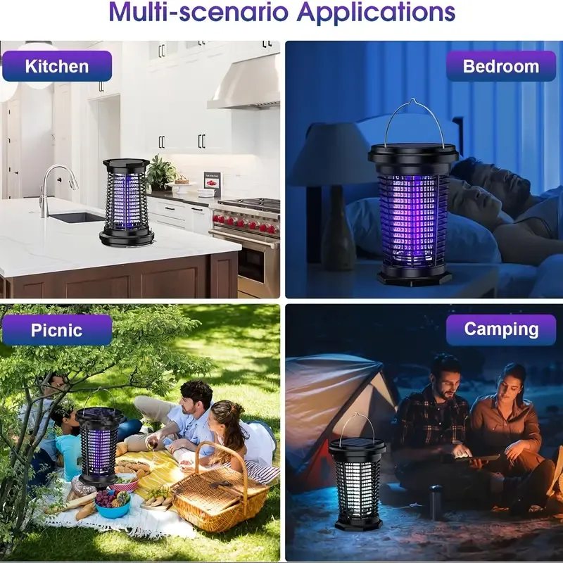 Solar Powered Mosquito Repellent Lamp