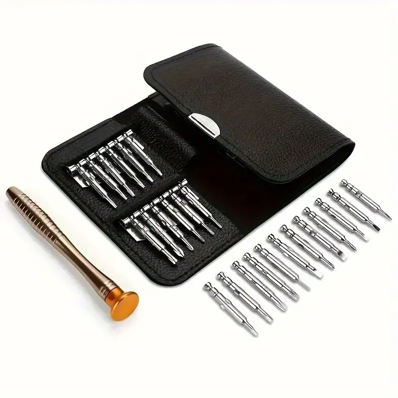 25in 1 Precision Screwdriver Set, Repair Tool Kit, Small Screwdriver Set, Star Y-type Flat-blade Triangle Screwdrivers For Mobile IPhones Laptop Glasses