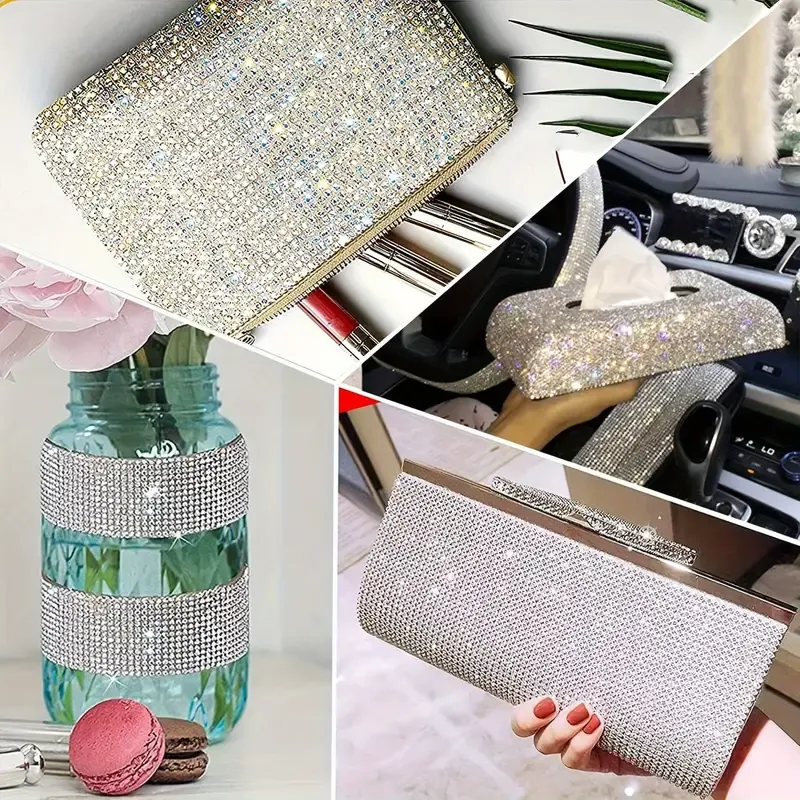 Crystal Rhinestone Ribbon
