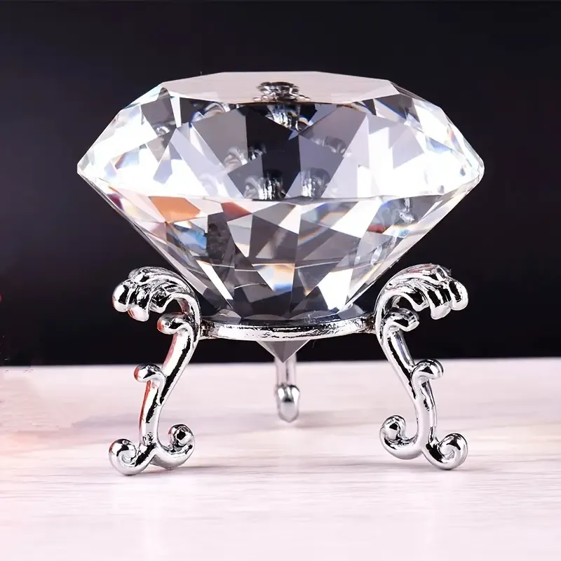 Glowing crystal diamond