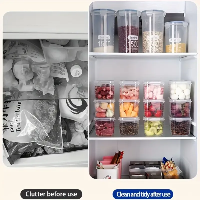 Clear Food Storage Containers with Scale Lines