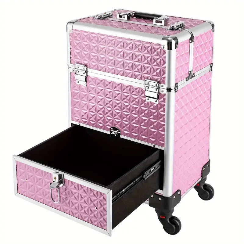 Professional Makeup Case with Wheels