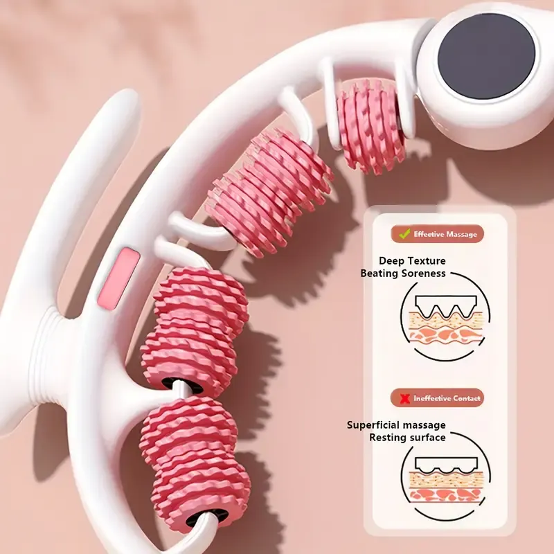 Anti Cellulite Massager, Muscle Massage Roller, With Converging & Diverging Roller Technology, For Leg, Neck, Back Fitness Exercise Muscle Roller Tool