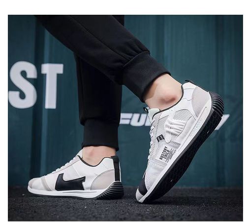 Men's shoes spring 2025 new Forrest Gump trendy shoes all-match height-increasing canvas shoes non-slip soft-soled lightweight sports casual shoes