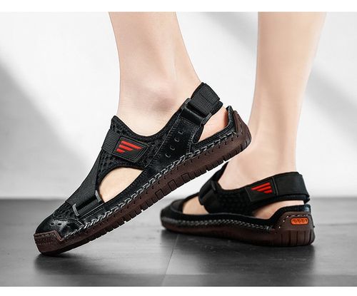 Breathable beach sandals for men, Korean version, trendy and versatile, lazy person flip-flops, trendy