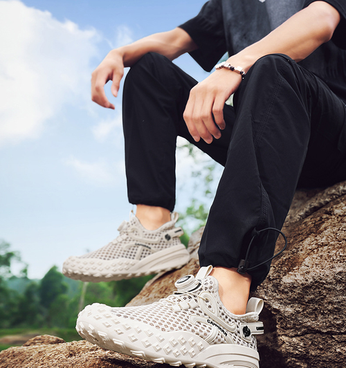 New mesh thin style lace-up breathable spo