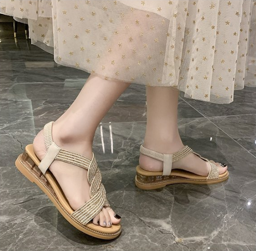 Wedge heel sandals for women summer ne