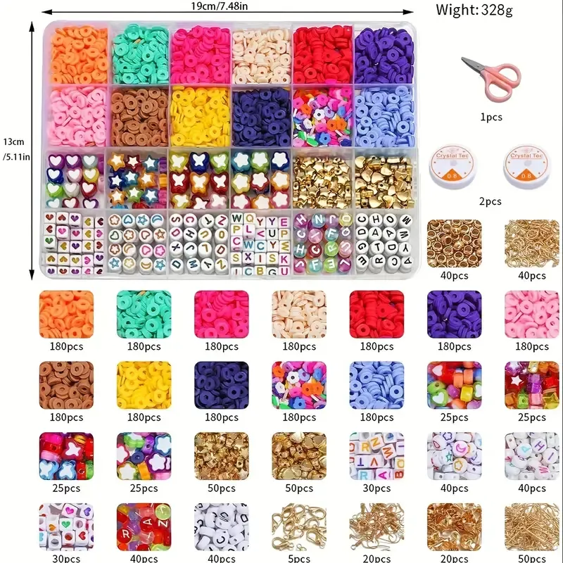 DIY Polymer Clay Bead Jewelry Making Kit