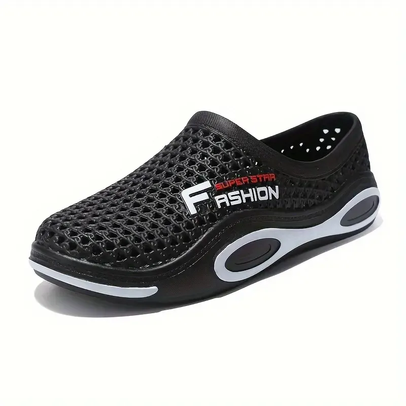 🔥For Your self🔥Men's Lightweight Slip On Casual Shoes Solid Breathable Outdoor Walking Shopping Fishing, All Seasons