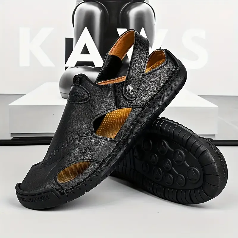 Plus Size Mens Comfortable Close Toe Sandals
