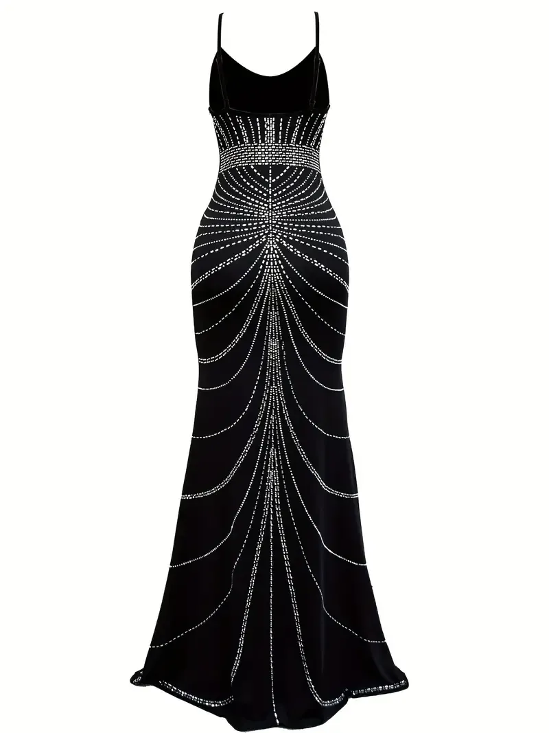 Stunning Glitter Rhinestone Bodycon Dress