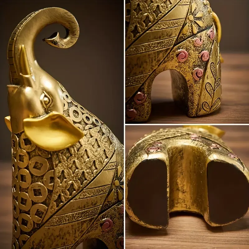 Luxury Home Decorations Elephant Pair