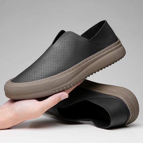 Comfy Men's Solid Colour Slip-On Loafers