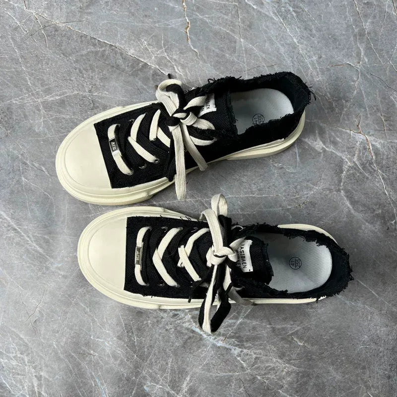 2025 New Style Men's Summer Low-Top Napped Canvas Shoes - Trendy Men's Fashion-able, Versatile and Comfortable Casual Shoes