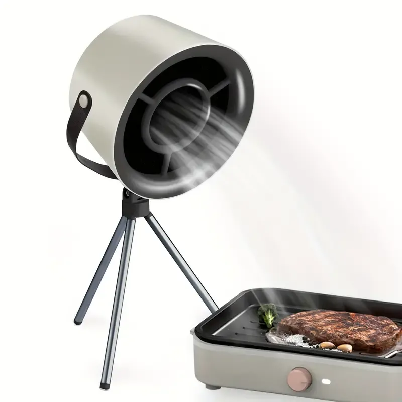 Portable USB-Powered Range Hood for Outdoor Use - Compact Kitchen Exhaust Fan, Ideal for Hot Pot & BBQ