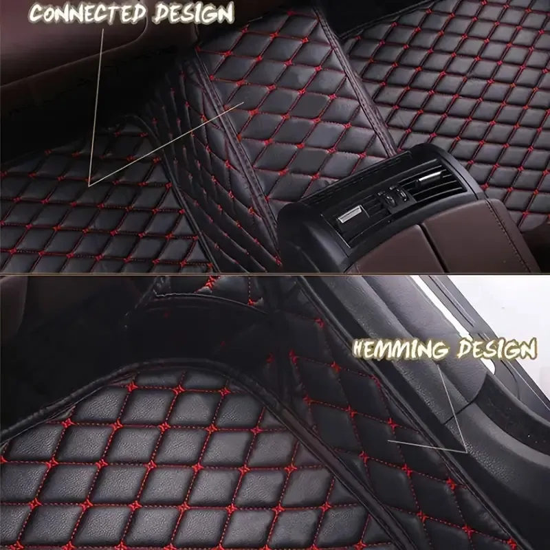 5-Seat Premium PU Leather Floor Mats