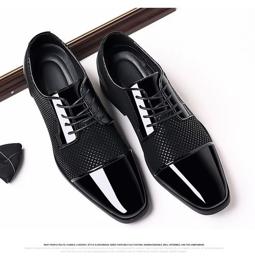 Men's shoes youth all-match large size business formal men's leather shoes casual British style leather shoes men