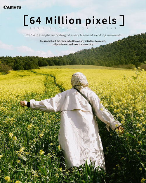64 Million Pixels  Shooting Camera