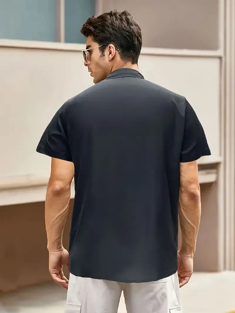 Plus Size Mens Fashion Casual Shirt